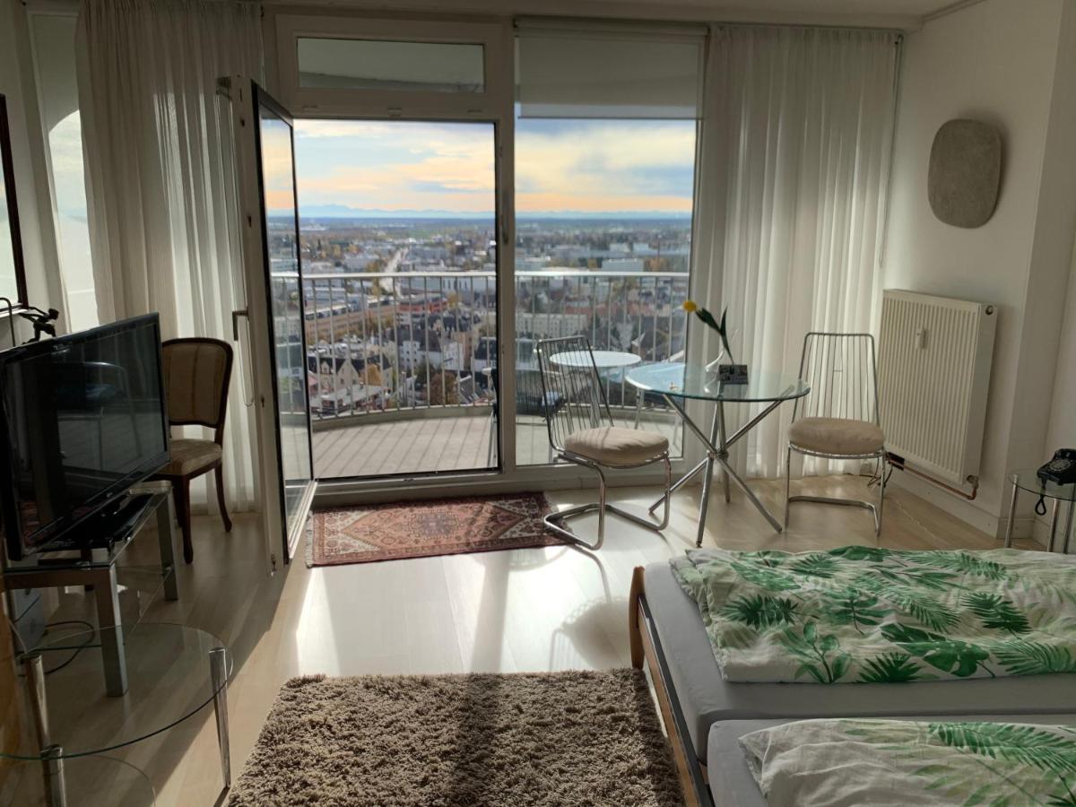 Appartment Im Hotelturm Augsburg Eksteriør bilde