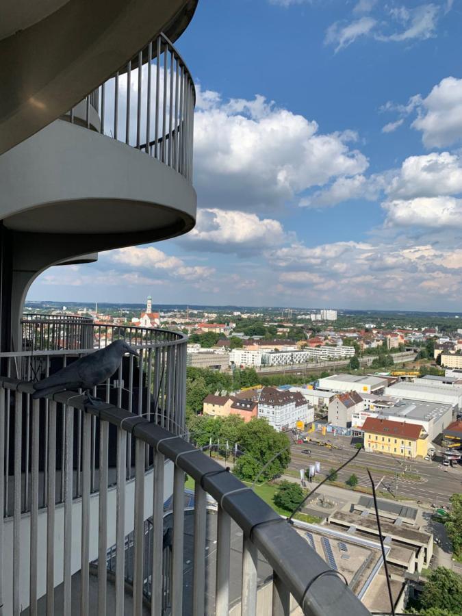 Appartment Im Hotelturm Augsburg Eksteriør bilde